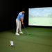 Golf-Simulator Flightscope Mevo Gen 2 – Launch Monitor für den Einsatz im Indoor-Golfsimulator.