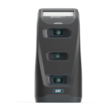 Foresight Sports GC3 Launch Monitor für Golfer, schwarze Vorderseite, weißer Hintergrund