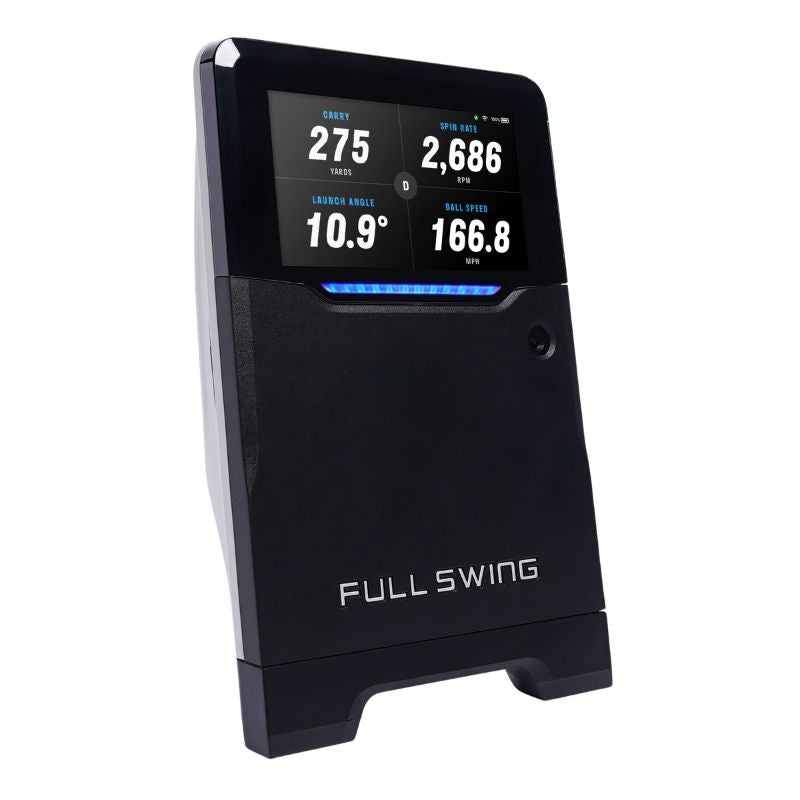 FullSwing KIT Launch Monitor schräge Vorderansicht weißer Hintergrund
