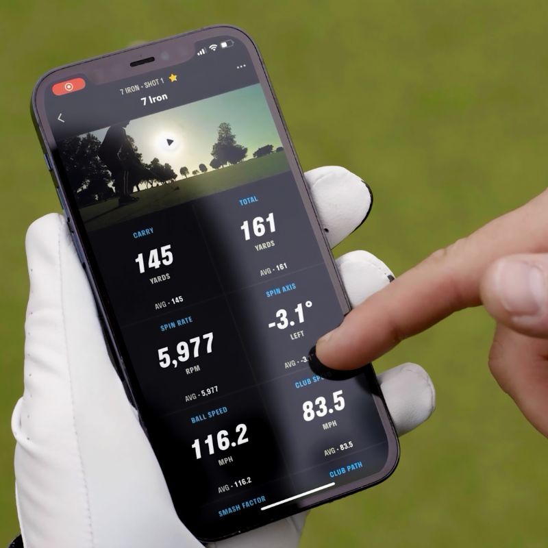FullSwing KIT Launch Monitor Ansichten auf Ihrem Handy