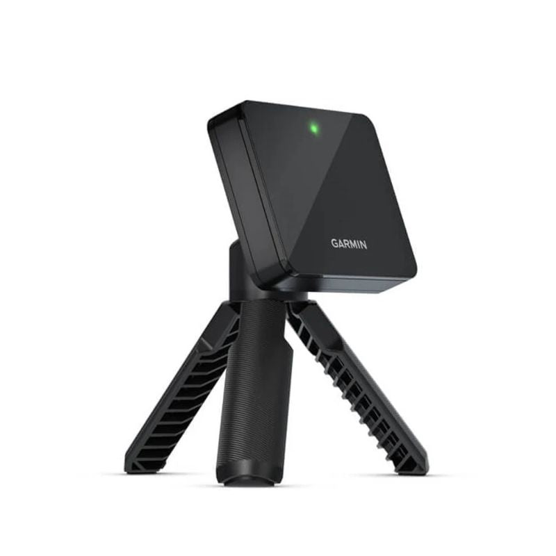 
Garmin Approach R10 Launch Monitor mit weißem Hintergrund. 