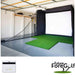 Golfsimulator mit SkyTrak+ Putting Green und Seitennetze