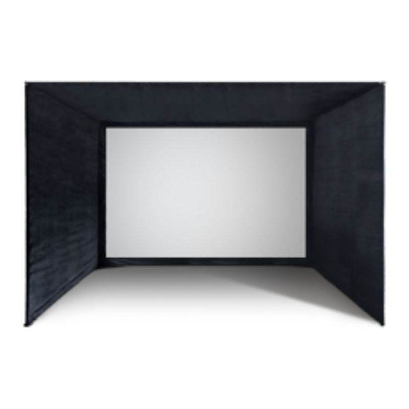 SimSpace Golfkäfig, große Größe, Vorderansicht mit weißem Hintergrund