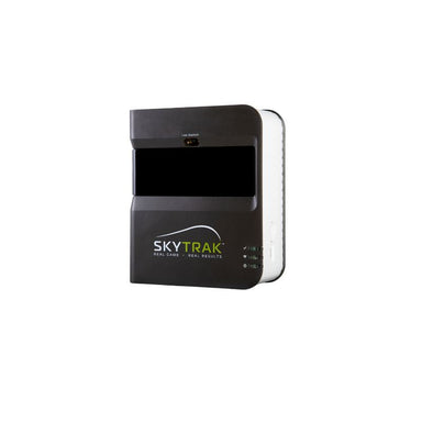 SkyTrak Indoor launch monitor schuin vooraanzicht met witte achtergrond