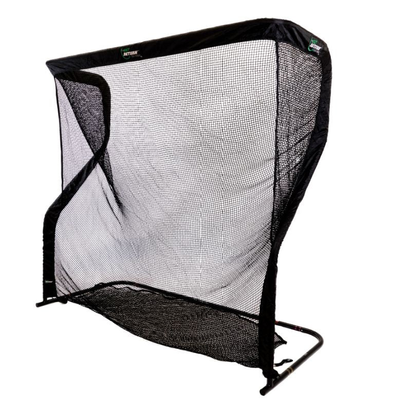 Golfnet The Net Return Pro Series Schraeg-Vorderansicht, weisser Hintergrund