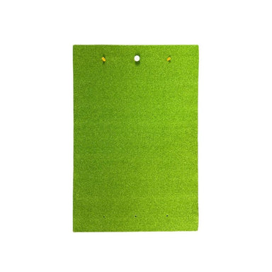 Golfmat Bogey bovenaanzicht witte achtergrond